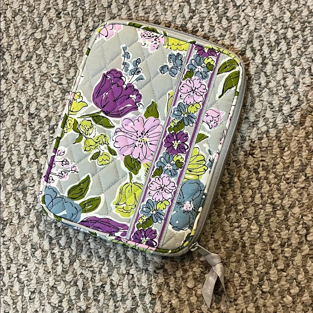 Vera Bradley Purple and Green Quilted Organizer